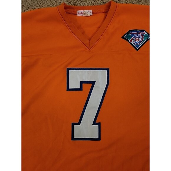 John Elway Denver Broncos Mitchell Ness Jersey 58 4XL Sports Bar Wall Hang RARE - Picture 8 of 16
